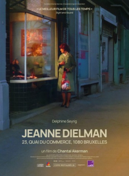 poster Jeanne Dielman, 23, quai du Commerce, 1080 Bruxelles  (1975)